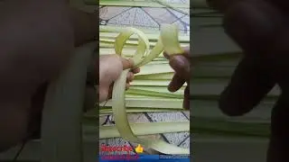 Cara menganyam ketupat yang gampang mudah~Cara Anyam Ketupat~ gampang bikin ketupat