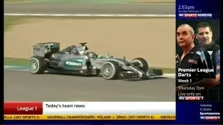 2015 #F1 Pre Season testing - Jerez Day 1 (Sky Sports News Reports)