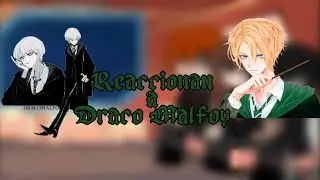 Golden Trio react to Draco Malfoy ||Part 1|| English/Español (Bad english) [My AU] [AU original]