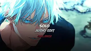 Solo - Clean Bandit FT. Demi Lovato Edit Audio @RK_editz_yt1