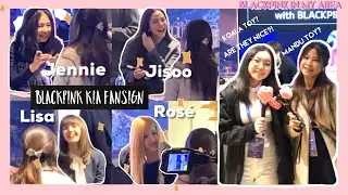 WE MET BLACKPINK?! 🖤💖 || JISOO JENNIE ROSÉ LISA || (BLACKPINK X KIA Fansign) 🚗🇰🇷 191129