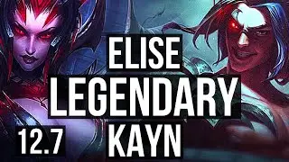 ELISE vs KAYN (JNG) | 23/0/3, Legendary, 400+ games | EUW Master | 12.7