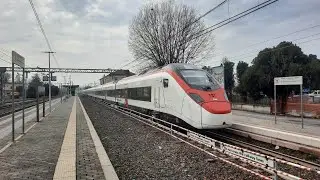 TRENI IN TRANSITO E STROMBAZZATE A PESCHIERA DEL GARDA