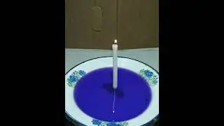 Amazing Experiment | मोमबत्ती का एक्सपेरिमेंट | candle Experiment #candle #bottle #water #Shorts
