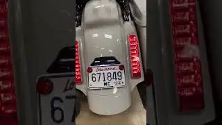 Todays upgrade custom dynamic tail lights and license plate with upgraded light bar