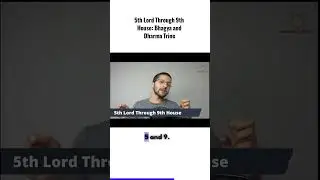 5th Lord Through 9th House: Bhagya and Dharma Trine