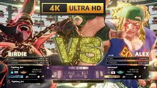 Birdie (Master) vs Alex (Super Diamon) | Street Fighter V CE | 4K 60Fps Gameplay