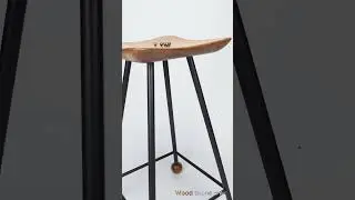 Curved Square Metal Leg Bar Stool - Kare Kavisli Metal Ayaklı Bar Tabure #shorts