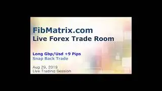 FibMatrix Live Forex Trade Room &mdash; прибыль 9 пунктов по реальному торговому коллу! Программное обеспечение для торговли по Фибоначчи
