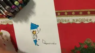 Mapa da Argentina e Uruguai 🇦🇷🇺🇾