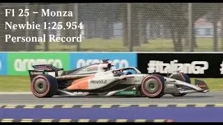 Sim racing Newbie | F1 25 Audi R26 | Monza 01:25.954