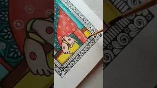 Painting | Jamini Roy Painting #artsyjayas #happiness #shorts