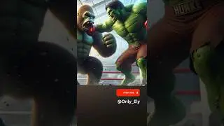 Hulk vs King Kong | Boxing Match #avengers #marvel #superhero #kingkong