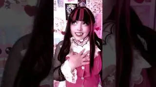Косплей Дракулауры ко Дню святого Валентина! 💕✨ #косплей #monsterhigh #шорты #косплейдевушка