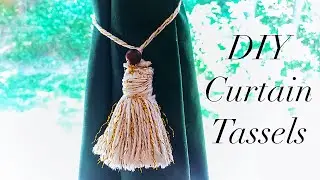 DIY Curtain Tassel