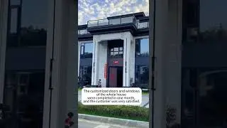 Residential door and window installation completed, one-stop customization for greater convenience.