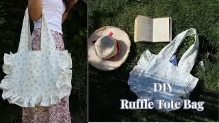 Sew a Ruffle Tote Bag (step-by-step tutorial!)