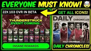 22x 103 OVR in FC Mobile Beta - THUNDERSTRUCK EVENT in FC MOBILE, More Leaks | Mr. Believer