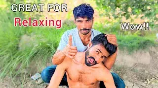 ASMR Pakistani Massage || Head & Back Massage by Sajju Master | Ultimate Relaxation #asmr