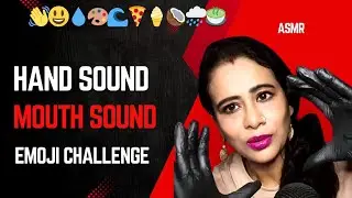 Tingly Emoji Challenge 🤫🖐️in Gloves (Mouth Sounds + Hand Movements) | Asmr Ghosal