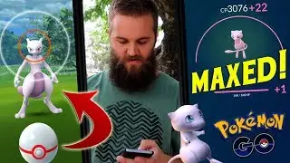 3 Mewtwo EX Raids + Maxed Out My 96% Mew (Finally!) - Pokemon Go