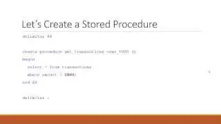 Beginner SQL - 39 - Stored Procedures and Functions - Part 2
