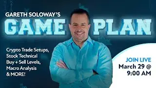 Game Plan: Crypto Trade Setups, Stock Technical Buy + Sell Levels, Macro Analysis & MORE!