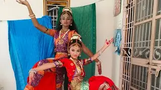 Ardhanaareeshwara Stotram kuchipudi dance performance from Naatyam Movie by Keerthika and Mokshika 😍