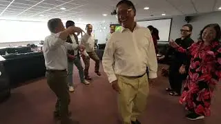 Welcoming Bhala Rai Guruba by 39 Training Party