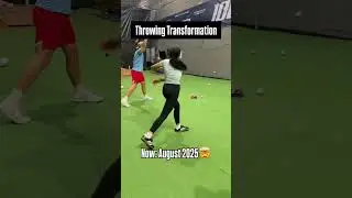 Incredible 1 Year Softball Throwing Transformation🤯