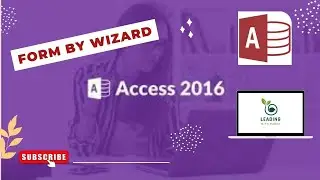 How to Make Form by Wizard | how to create form in MS Access #formbywizard #msaccess