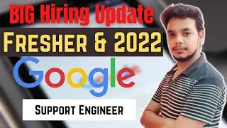 Big Hiring Update | Google Started Hiring | Latest Off Campus Job Drive 2022 | Freshers Job