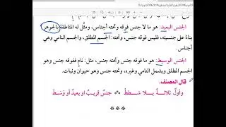 شرح المنطق للصف الأول الثانوي الأزهري -الترم الثاني- كاملا