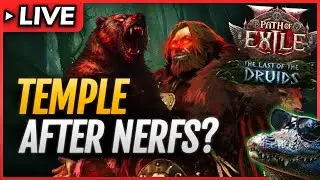 POE 2 0.4🔴VAAL TEMPLE After Nerfs? - 128%MS BEAR Blasting - DRUID Build for Shaman 🔴Path of Exile 2