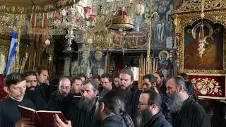 Άξιον εστίν, Ήχος πλ. δ' χρωματικός. Ψάλλει ο Γέρων Δαμασκηνός Νεοσκητιώτης και οι Αγιαννανίτες.