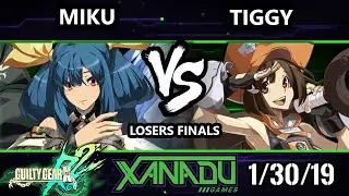 F@X 287 GGXRD2 - Miku RockShooter (Dizzy) Vs. Tiggy (May) - Guilty Gear XRD Rev 2 Losers Final