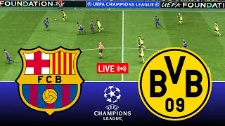 LIVE Borussia Dortmund vs Barcelona | UEFA Champions League 25/26 Full Match &ndash; Video Game Simulation