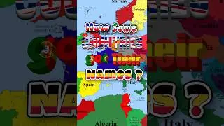 How Were Some Countries Named? #animation #travel #etymology #europe