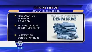 Shasta County District Attorney's Office holding denim drive as part of Sexual Assault Awareness