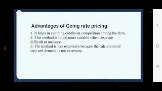 Demand & Competition Based Pricing policy
