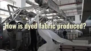 Do you know how cloth is dyed?#hotel #beddingsets #factory #dyeing #traditional