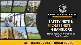 Karnataka Safety Nets ll Pegeion Nets ll Cricket Practice Nets ll Children Safety Nets ll
