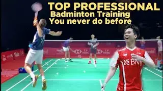 Top PROFESSIONAL players badminton training
