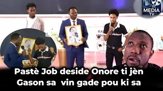 Past&egrave; Deside JOB  Onore yon ti J&egrave;n Gason apr&egrave;l Fin Mete tout Moun ki pa gen Bib Dey&ograve; Legliz la