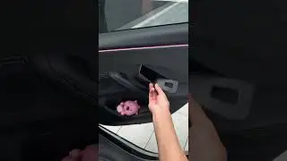 Very practical Tesla door storage box #tesla