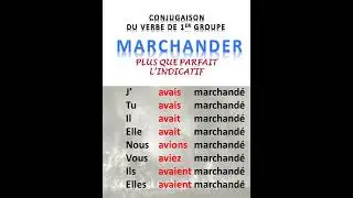 marchander au plus que parfait #francais #shorts #verbe #conjugaison #marchander #plusqueparfait