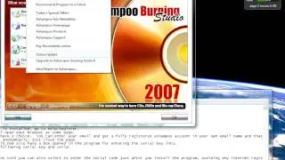 Установка программы-Ashampoo Burning Studio 2007.avi