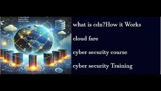 What is CDN | Content delivery Network Explain | Cloud Fare | Cyber Security Course