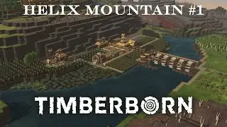 Timberborn Helix Mountain 1 - From Humble Beginnings