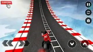 Impossible bike stunts & tracks 3d Full HD android gameplay #6